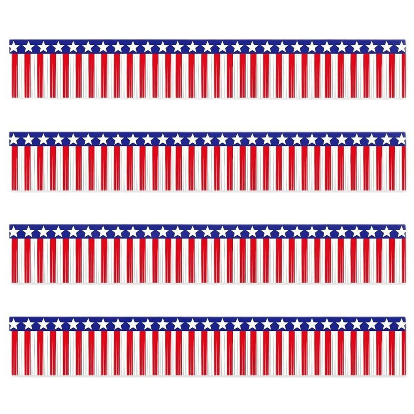 USA Flag Fringe Banner