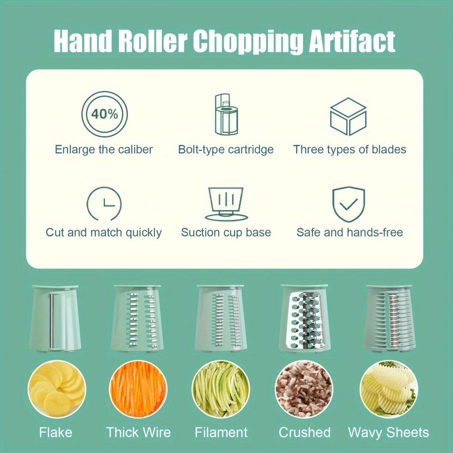 Manual Vegetable Chopper Set