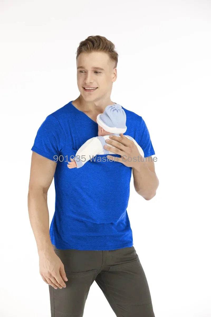 Safety Kangaroo Pocket T Shirt Baby Carrier