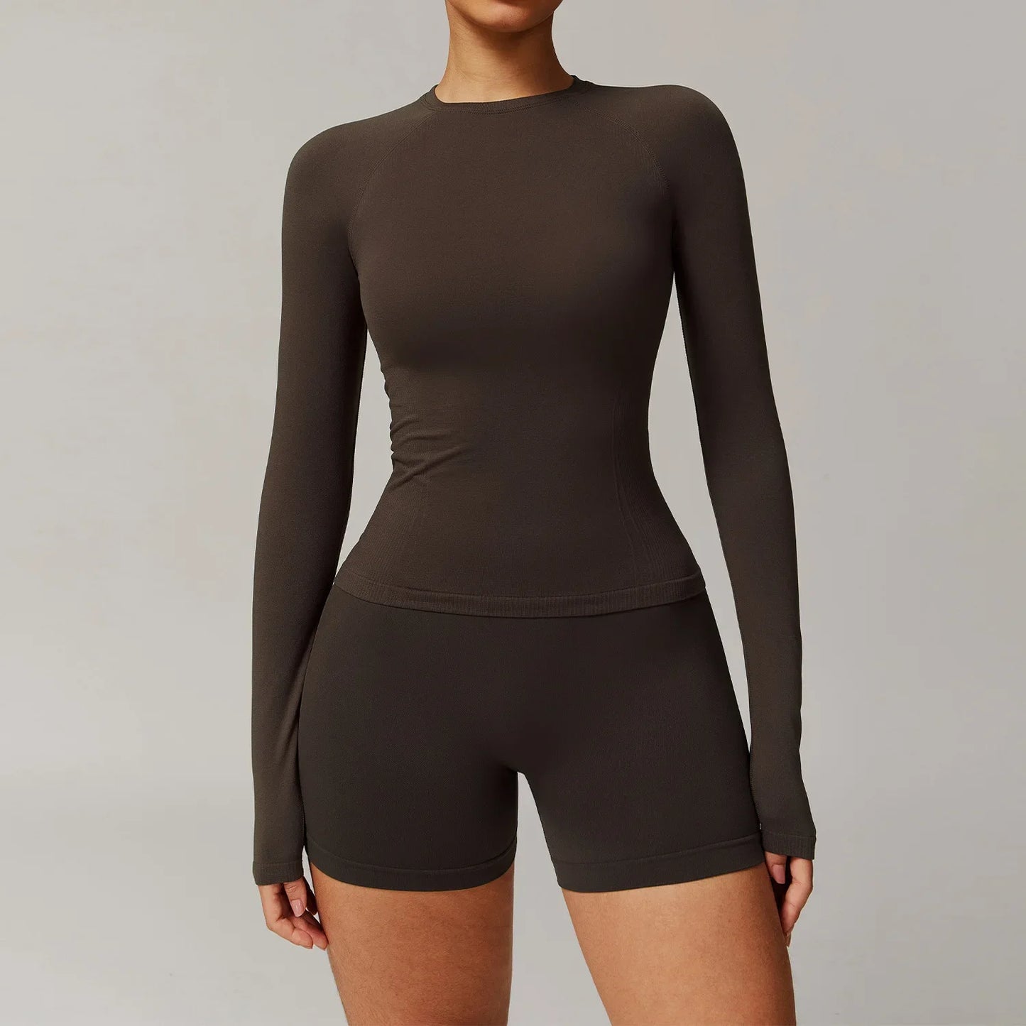 Seamless 2 Piece Fitness Leggings Set