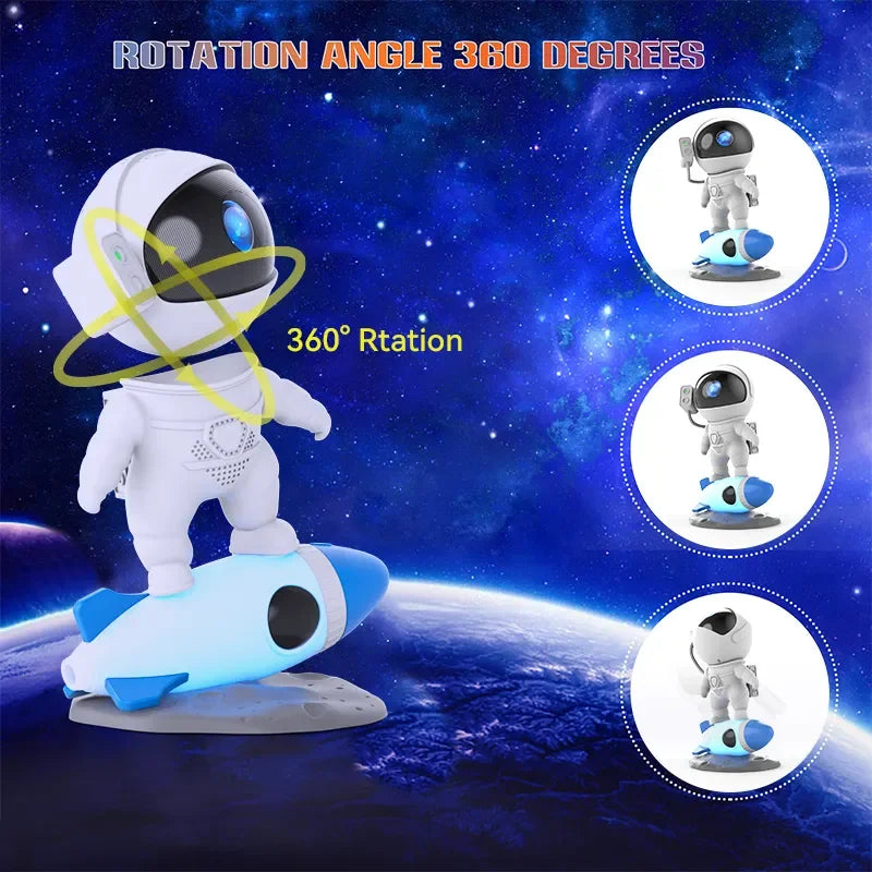 Astronaut Star Projector Night Light