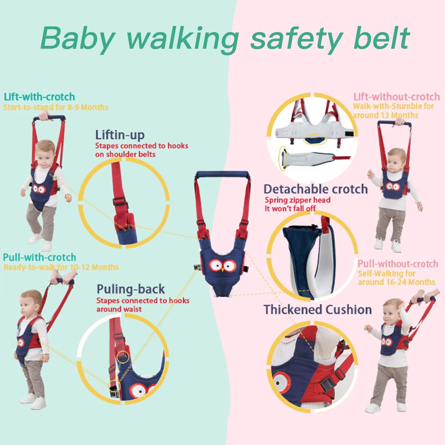 Detachable Toddler Walking Aid
