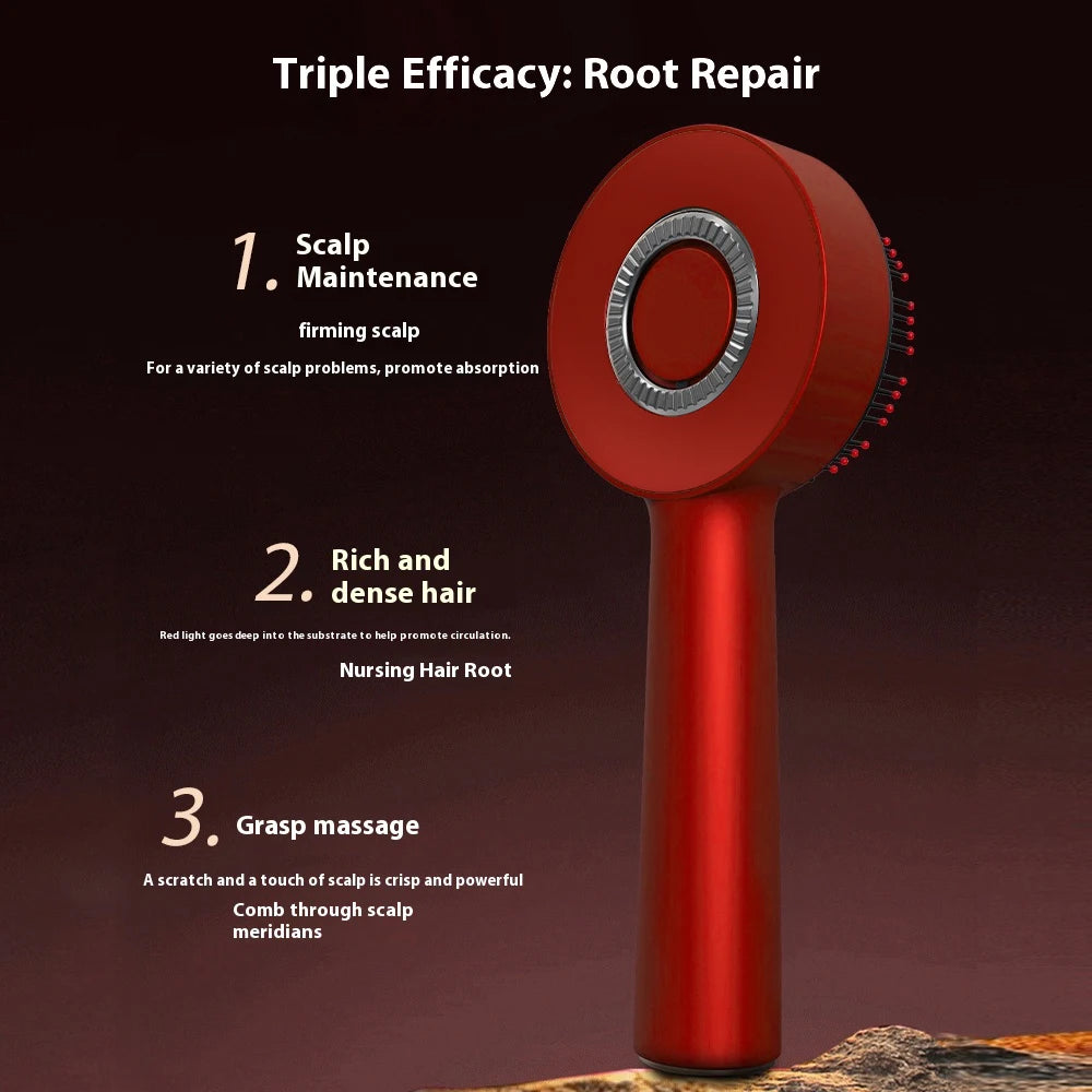 Red Light Electric Massage Comb