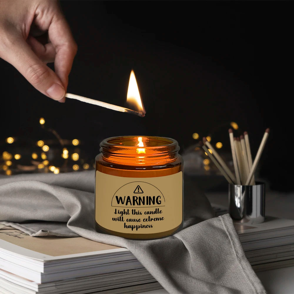 Smokeless Fragrance Glass Candle