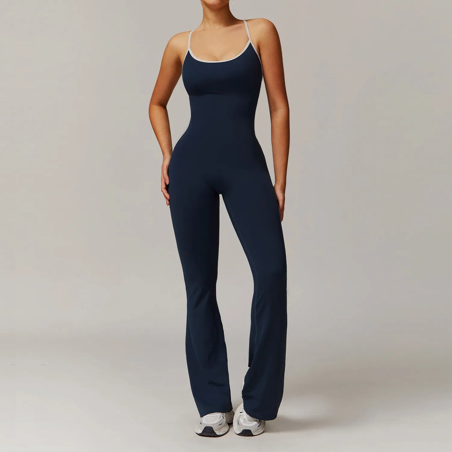 Cross Back Yoga Jumpsuit
