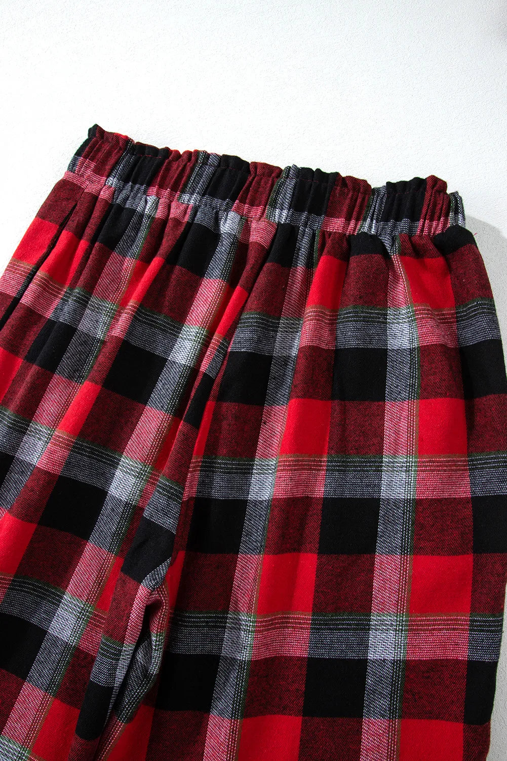 Plaid Long Sleeve Lounge Set