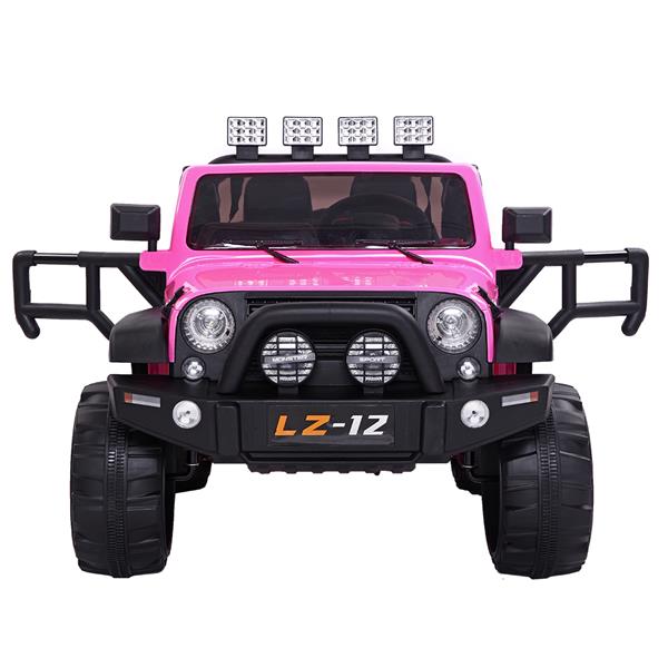 Rechargeable Kids Ride On Car Toy (Pink) - MONLANE