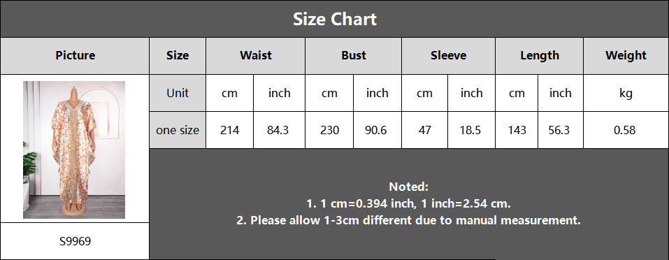 Splicing Printed Robe Dress