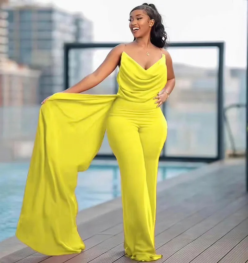 Backless hip hugging jumpsuit