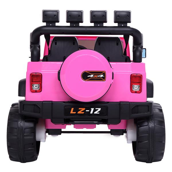 Rechargeable Kids Ride On Car Toy (Pink) - MONLANE