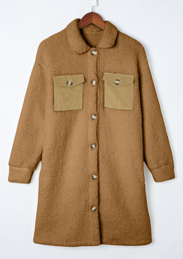 Long Sleeve Teddy Jacket
