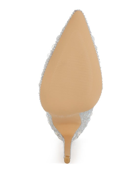 Rhinestones Stiletto Boots