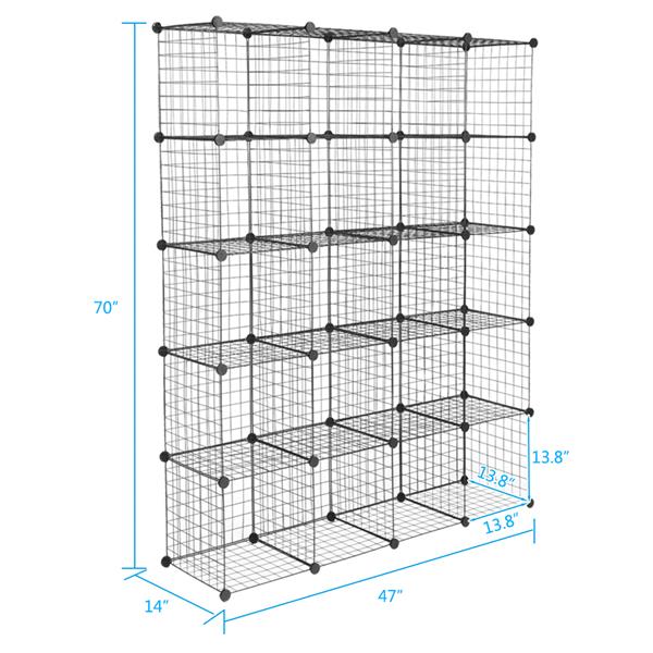 20-Cube Organizer Cube Storage - MONLANE
