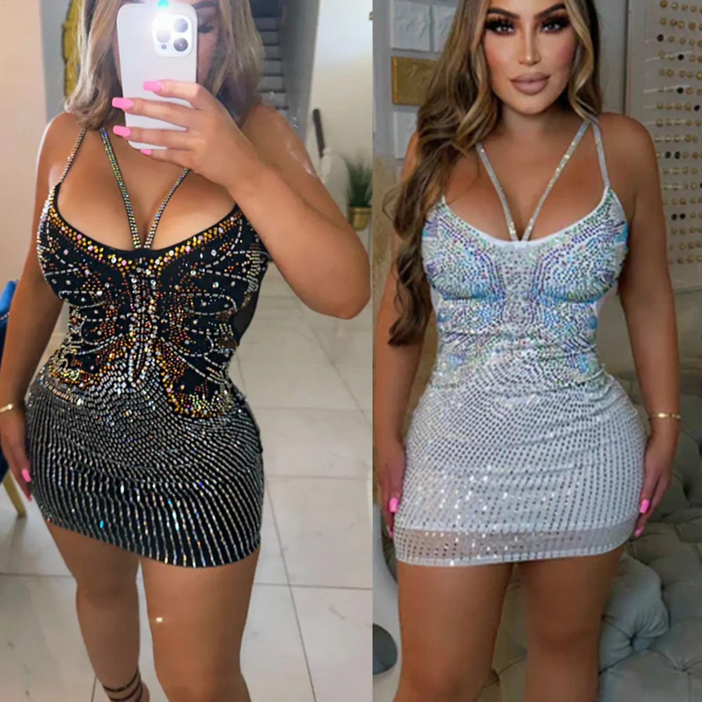 Sexy Tight Fitting Short Dress