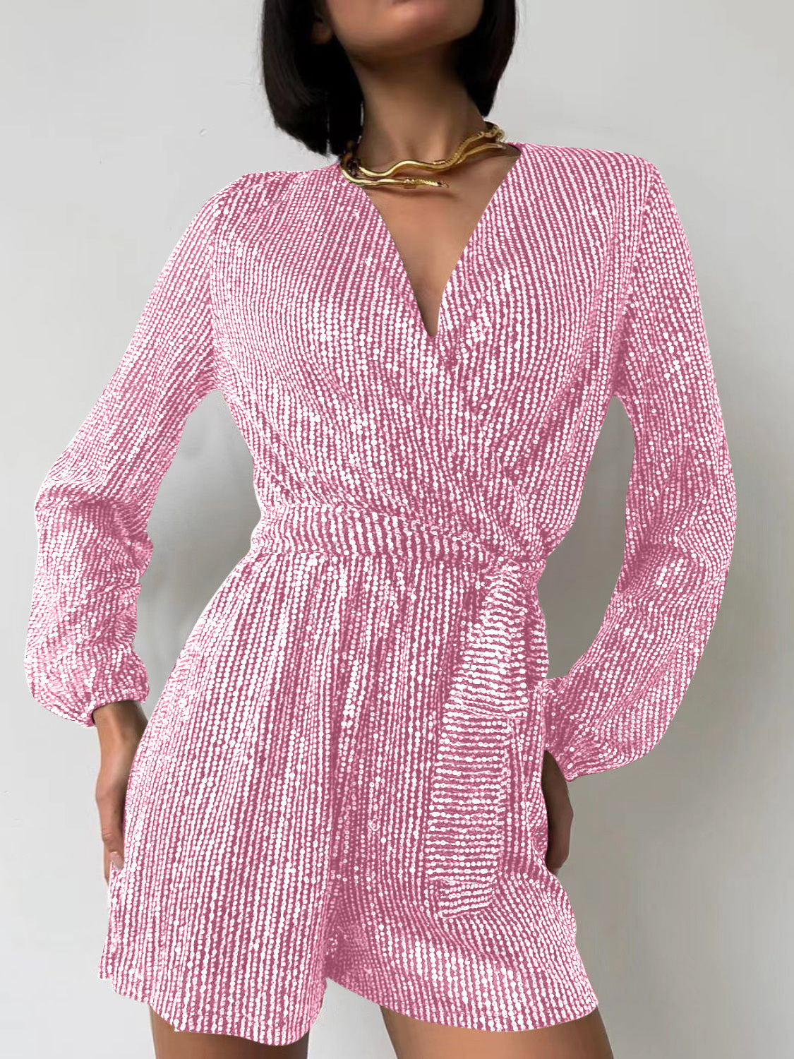 Full Size Long Sleeve Romper