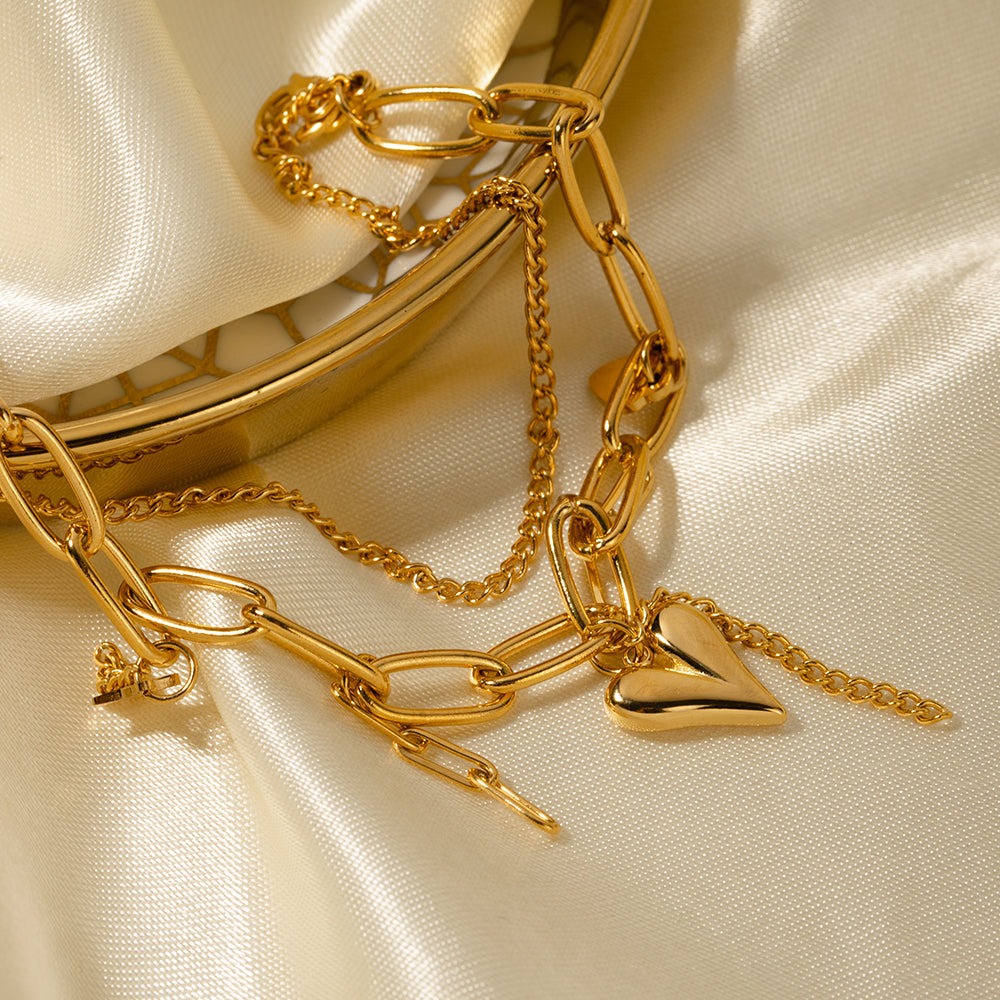 Double Layered Charm Bracelet