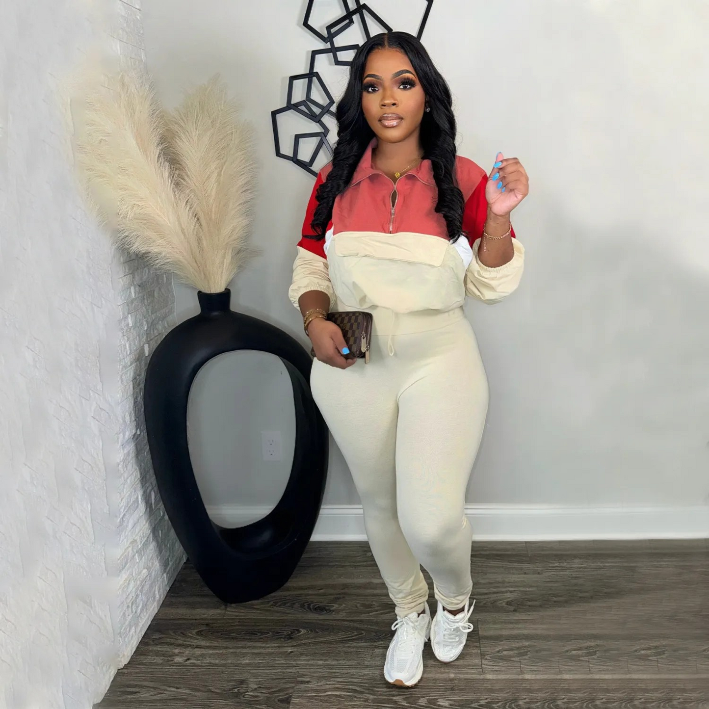 Sports Leggings Two-Piece Set