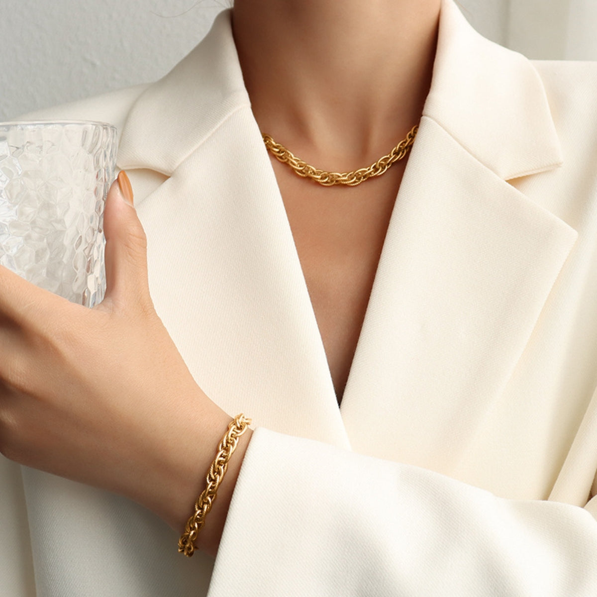 Titanium Steel Chain Necklace - MONLANE