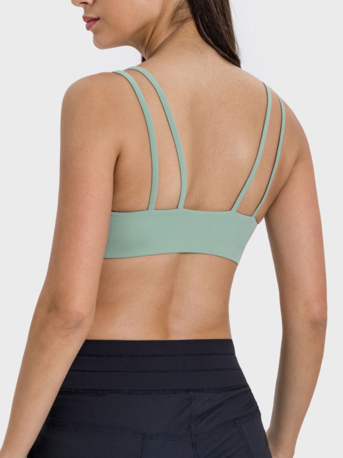 Scoop Neck Double Strap Active Cami - MONLANE