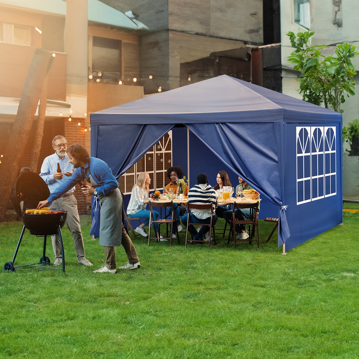10'x10' Gazebo Waterproof Outdoor Canopy