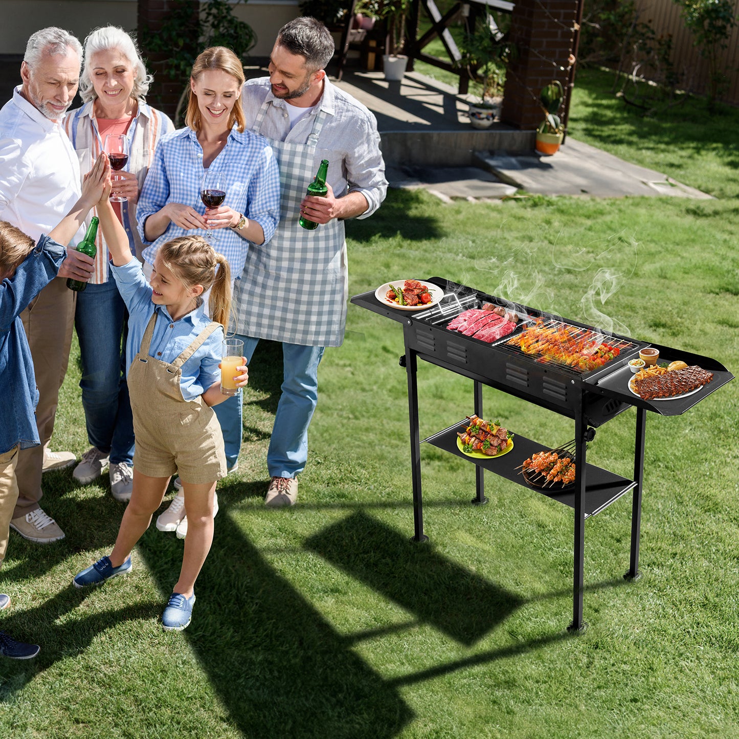 Portable Charcoal BBQ Grill