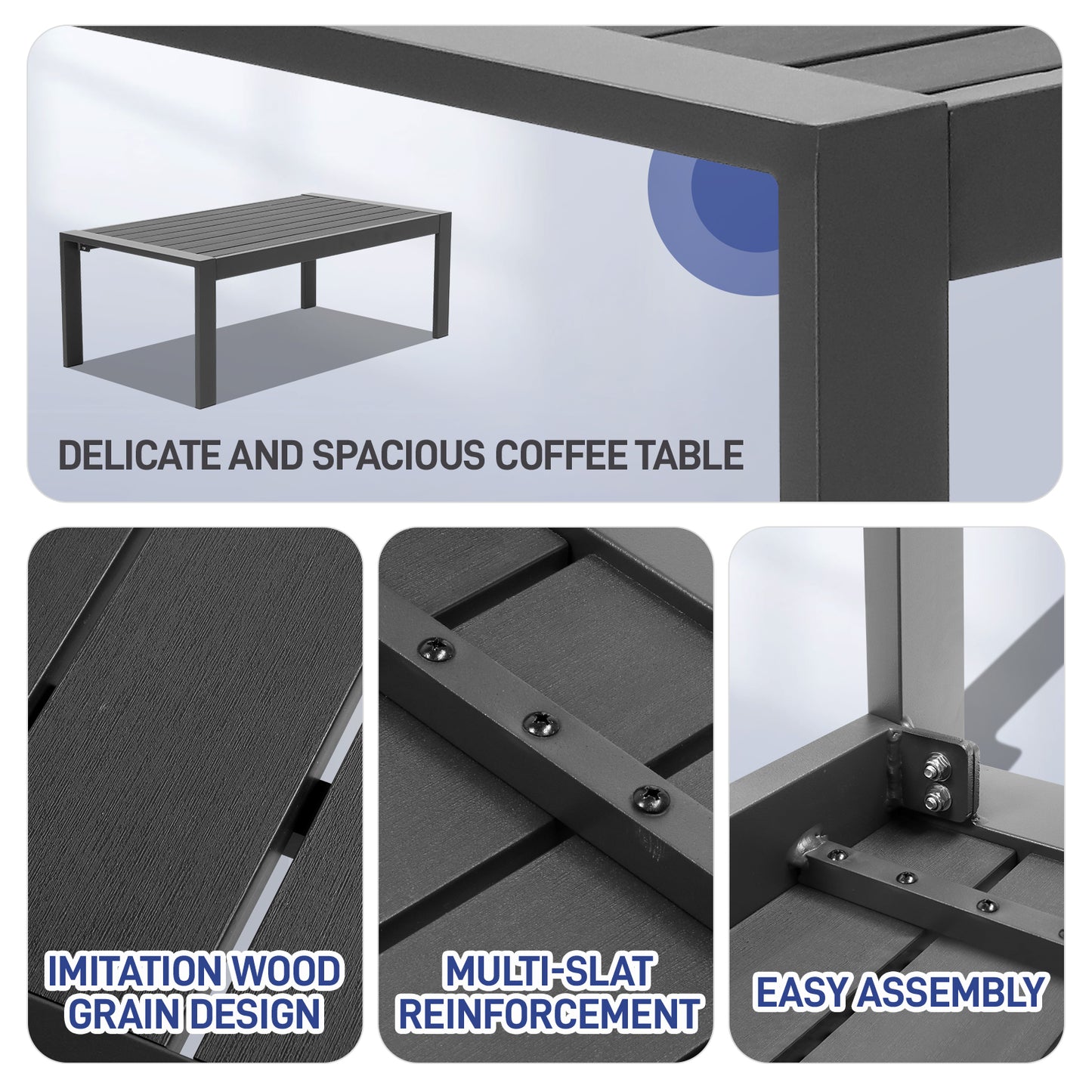 Love seat sofa and Coffee table