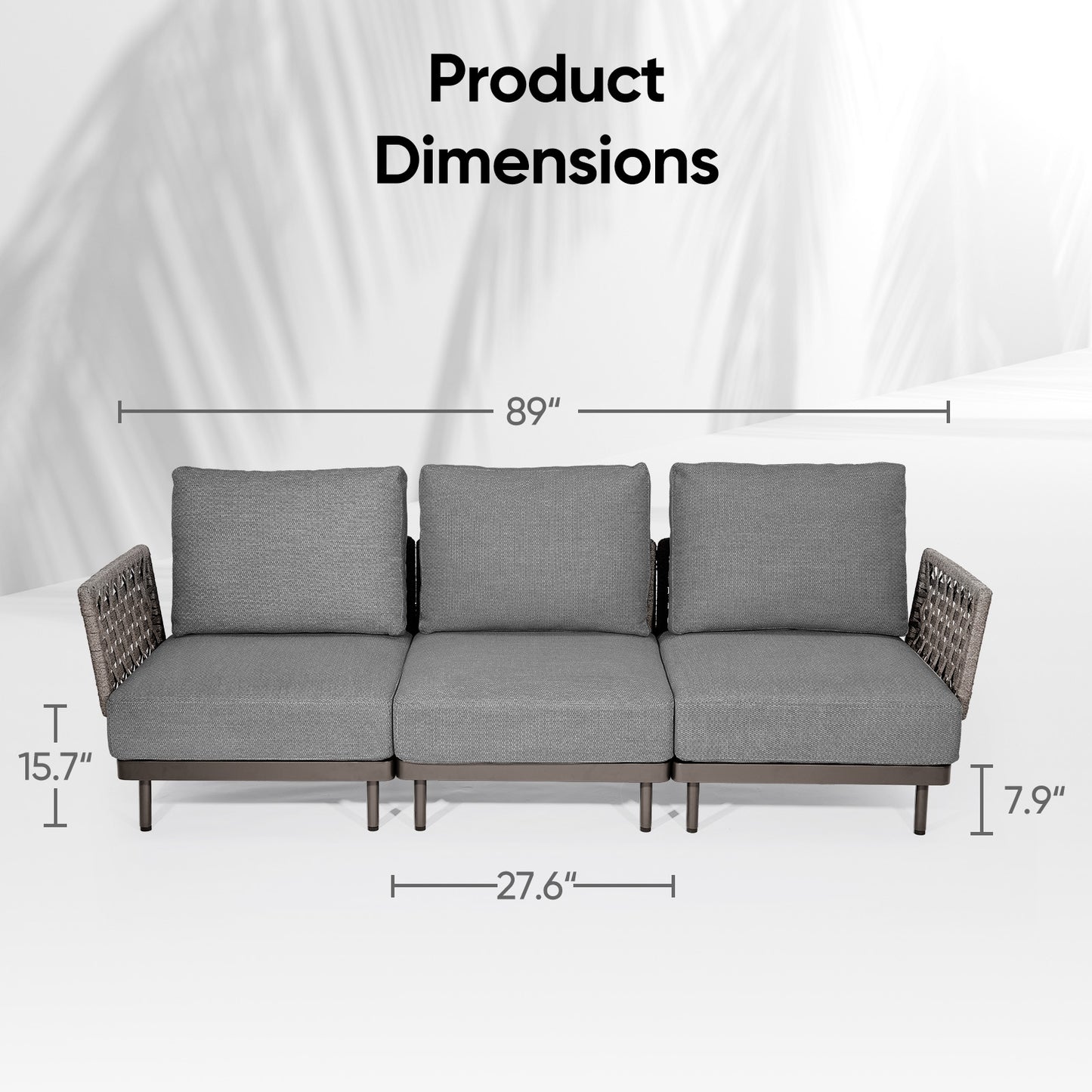 3 Seat Outdoor Sofa