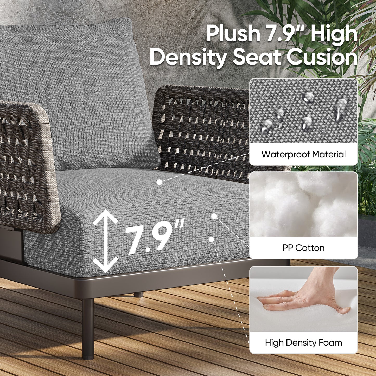 3 Seat Outdoor Sofa