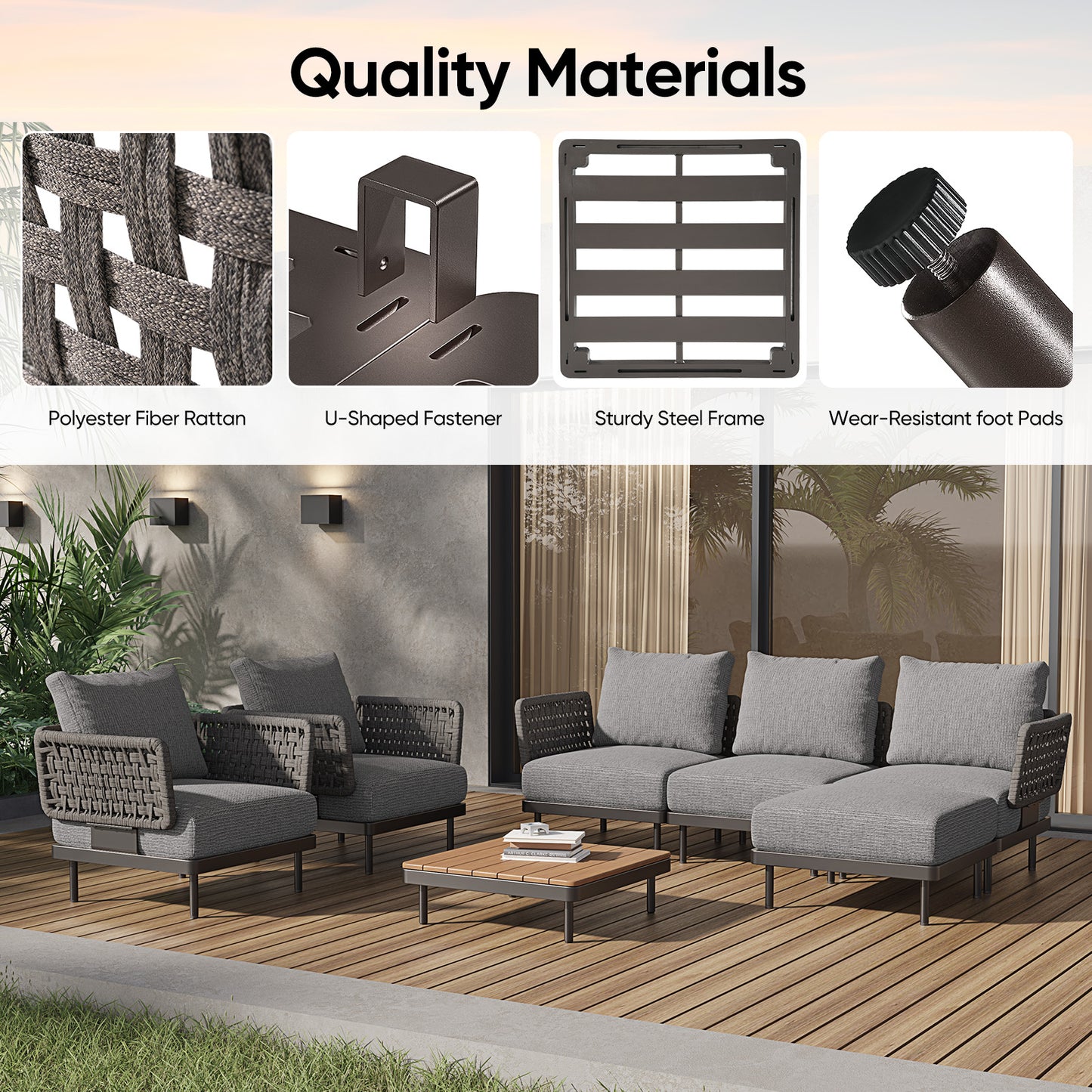 3 Seat Outdoor Sofa
