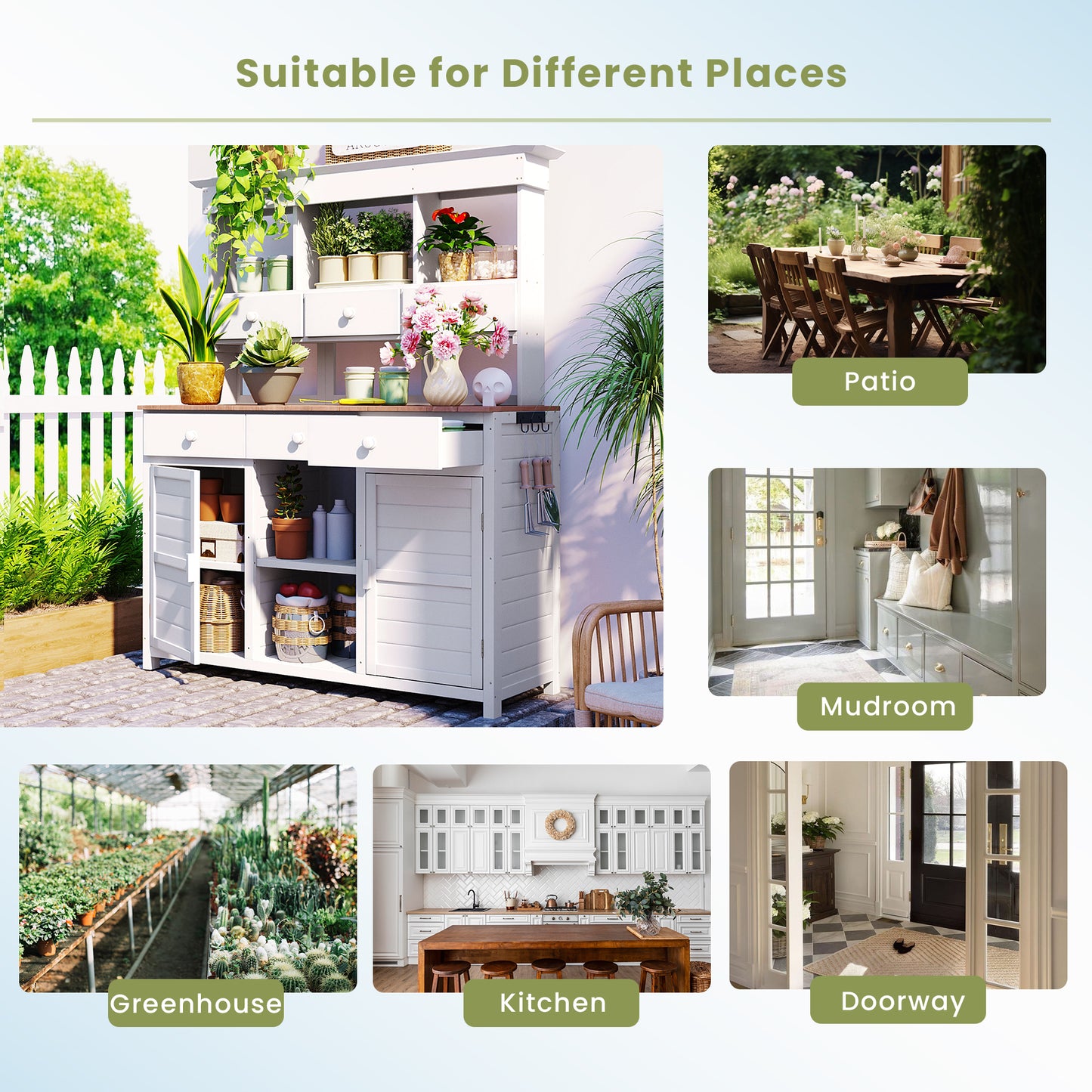 Patio Storage Workstation