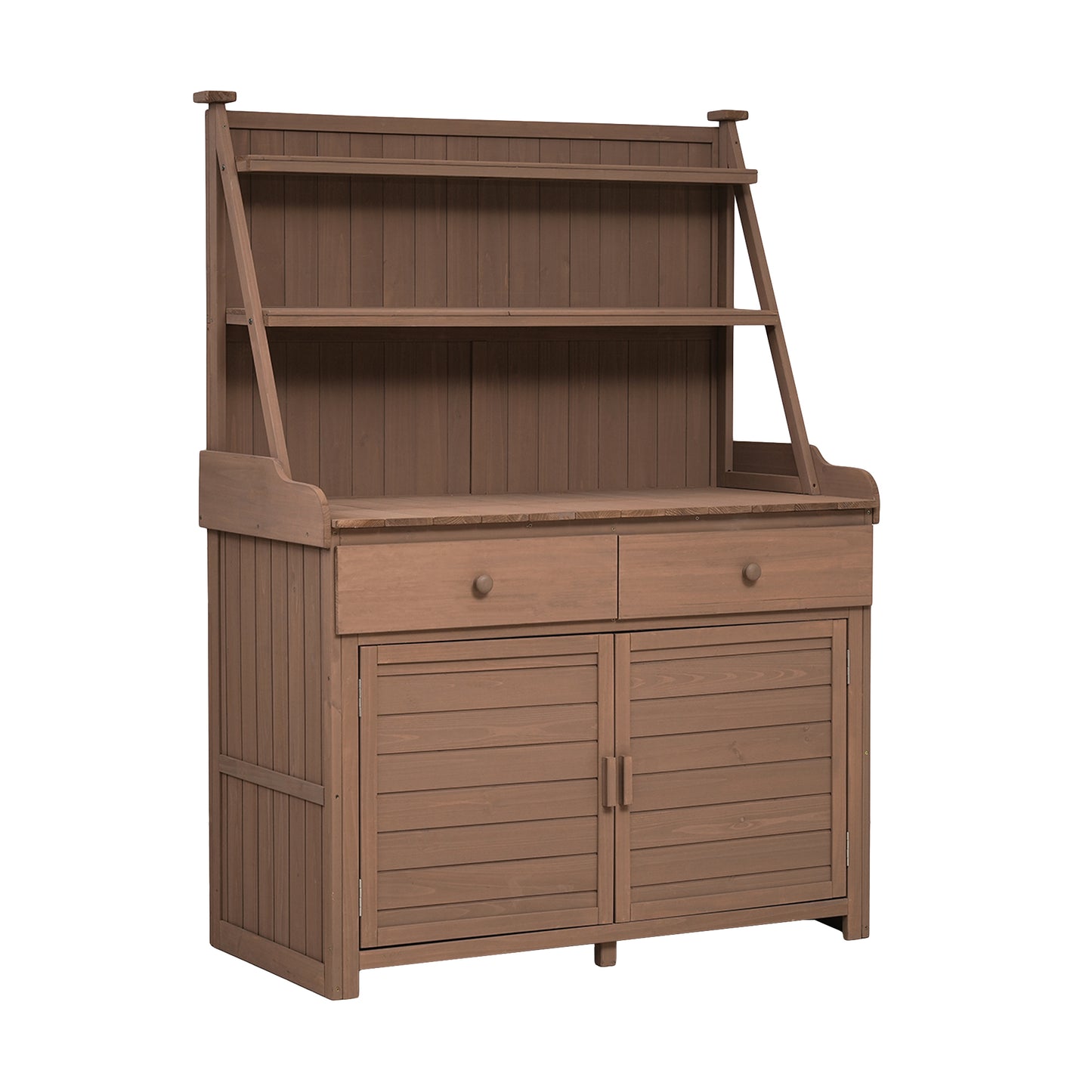 Garden Fir Wood Workstation