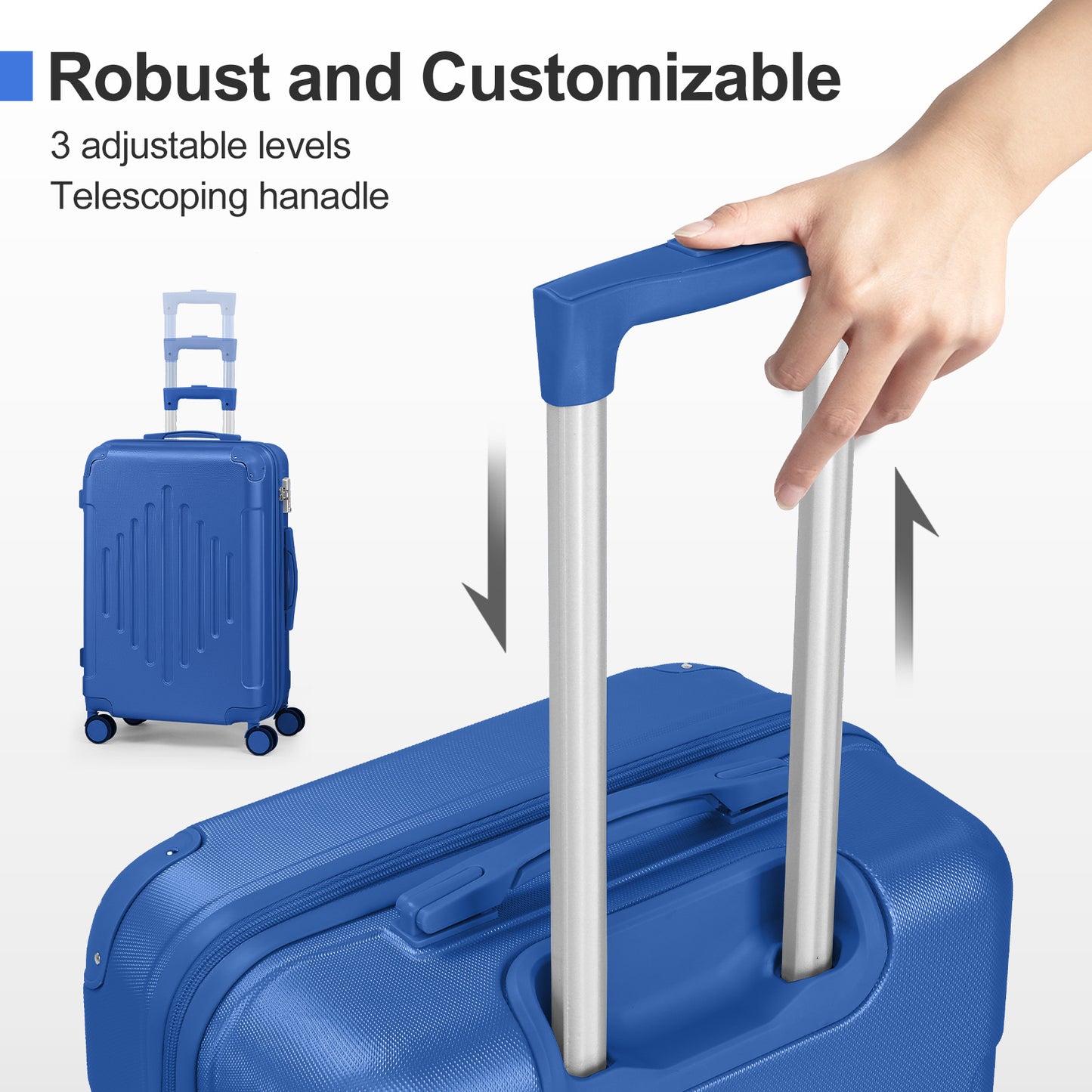 4pcs Premium ABS Luggage Set