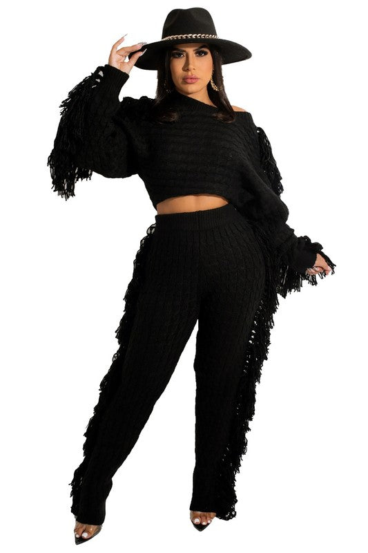 2PC SWEATER PANTS SET