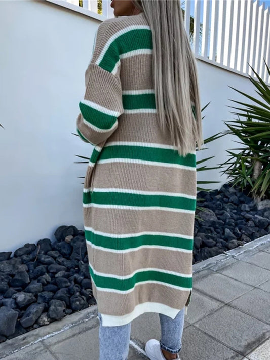 Open Front Longline Cardigan
