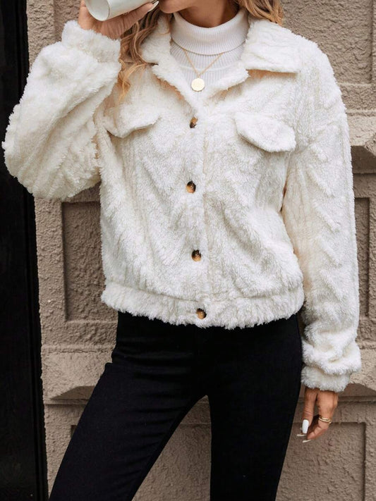 Long Sleeve Fuzzy Outerwear