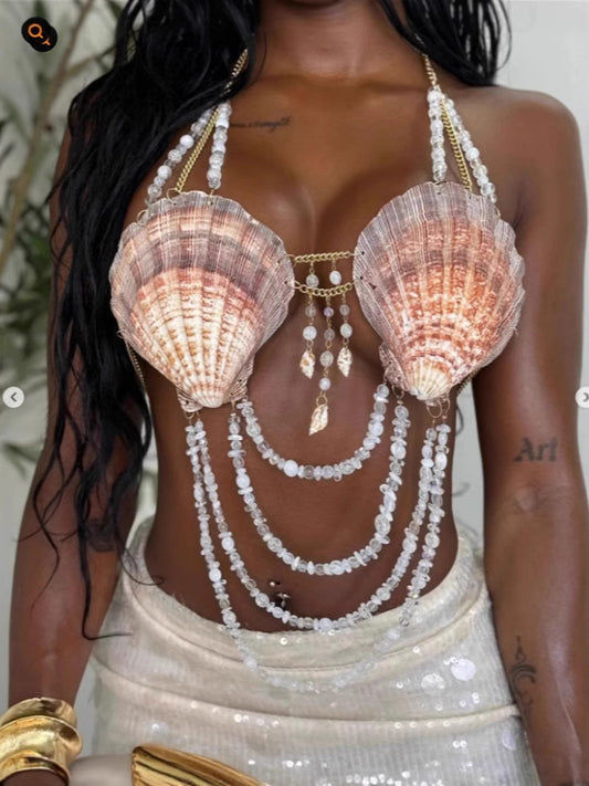 Shell Vest Chest Decoration