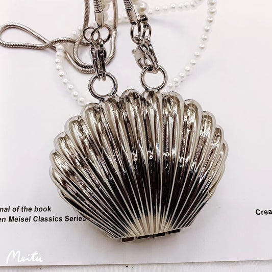 Diagonal Shell Cross Bag