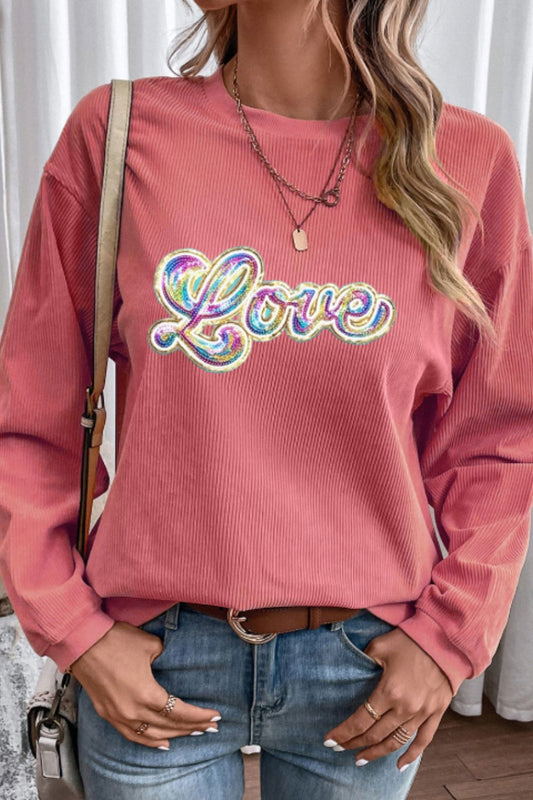 Valentine's Day Long Sleeve Sweatshirt