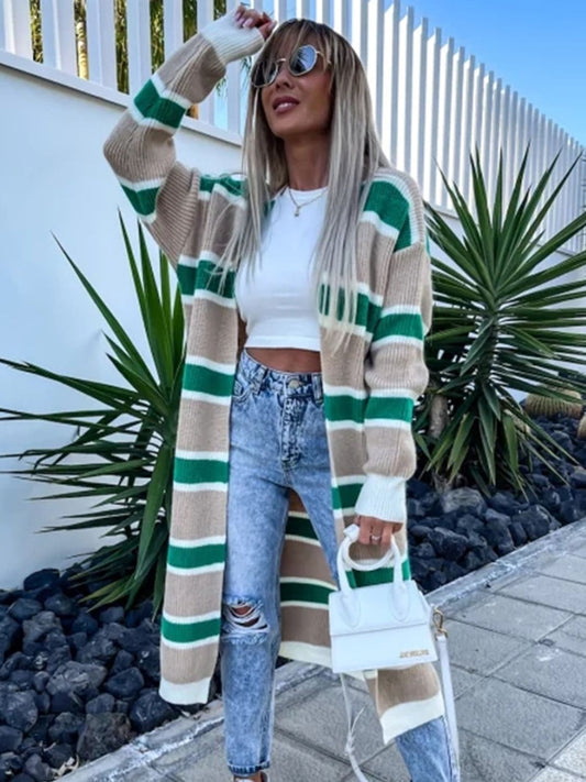 Open Front Longline Cardigan