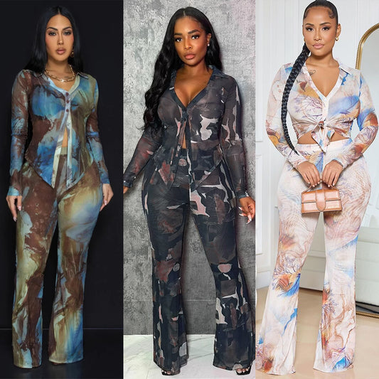 Double Layer Pant Set