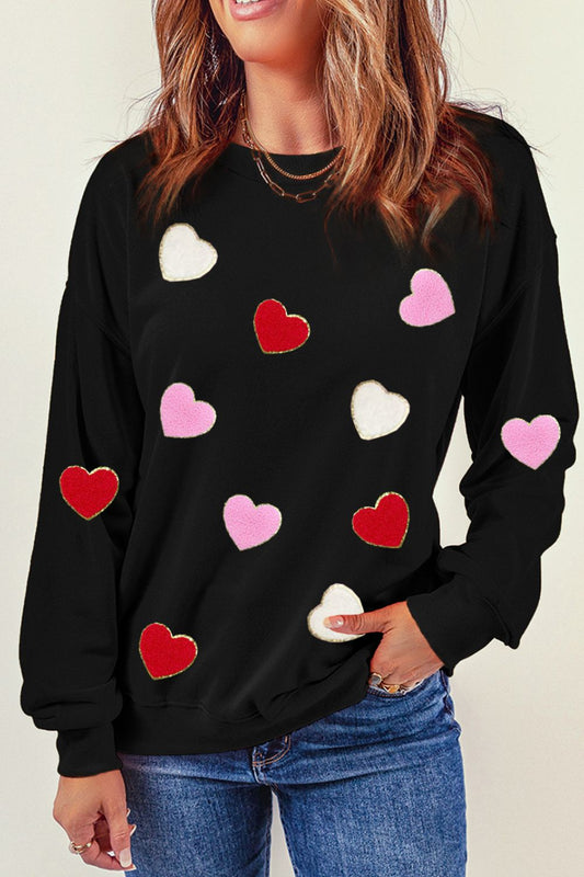 Valentine's Day Contrast Sweatshirt