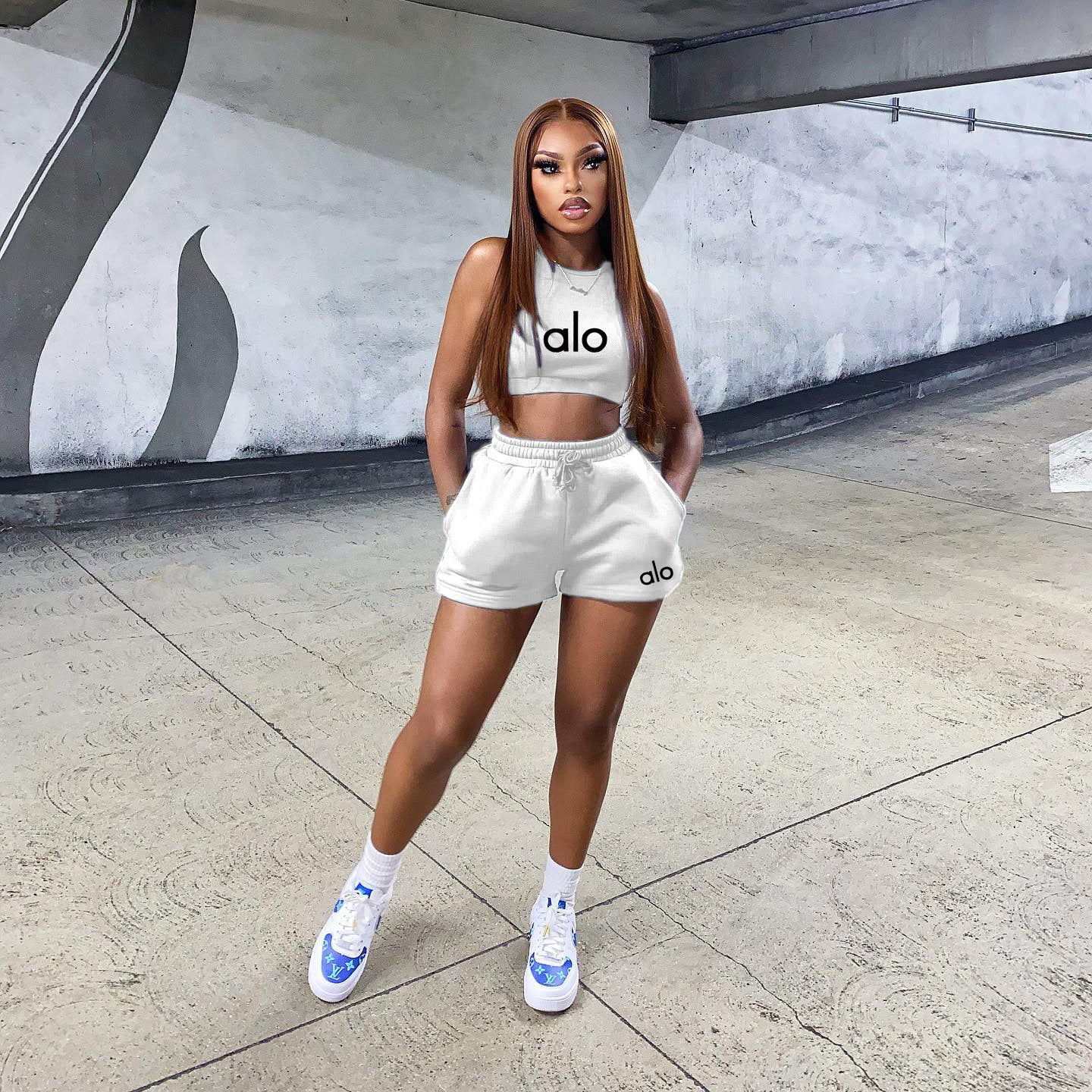 Leisure Two piece Sports Suit