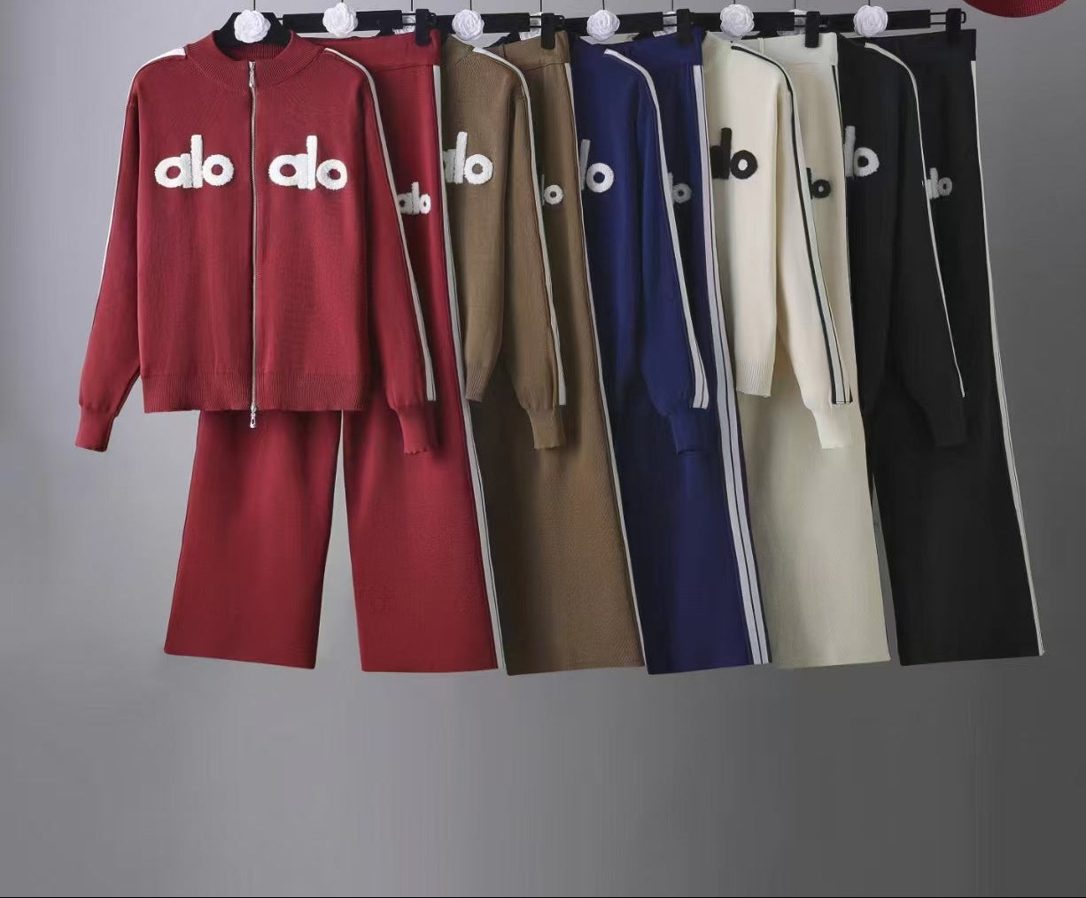 Knitted Two Piece Sports Set