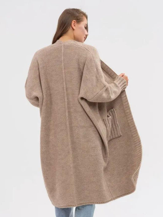 Open Front Long Sleeve Cardigan