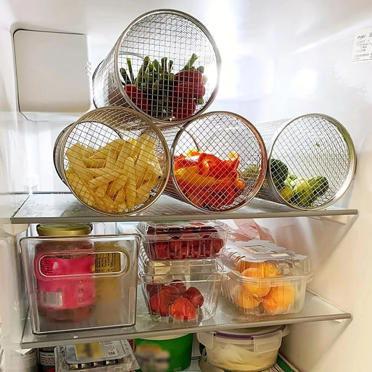 Stainless Steel Portable Barbecue Basket