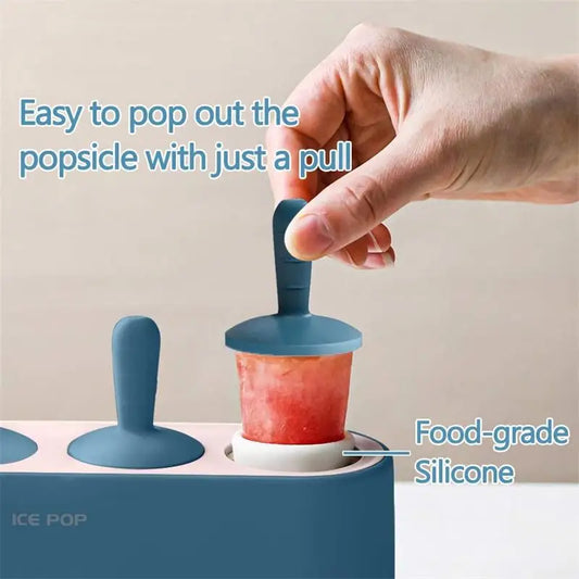 Silicone Ice Cream Pop Maker Mold