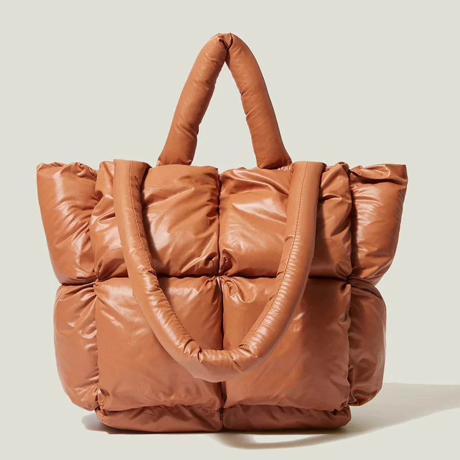 Quilted Luxury Nylon Down Cotton Bag