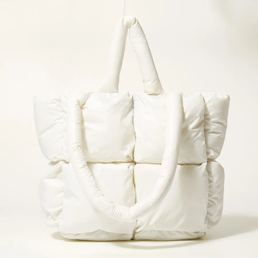 Quilted Luxury Nylon Down Cotton Bag