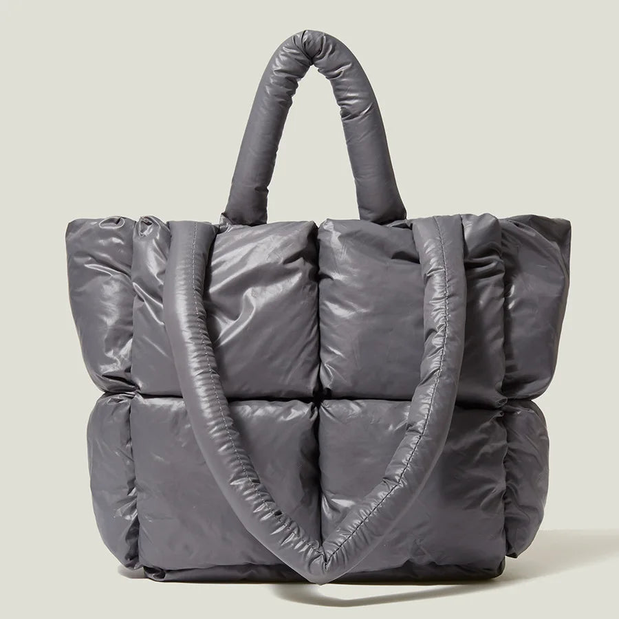 Quilted Luxury Nylon Down Cotton Bag
