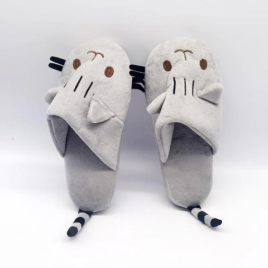 Cute Winter Fur Animal Slippers